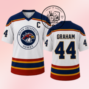Custom Briar University Hawks Hockey Jersey