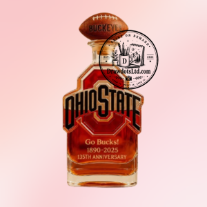 Ohio State Buckeyes 135th Anniversary Bottle