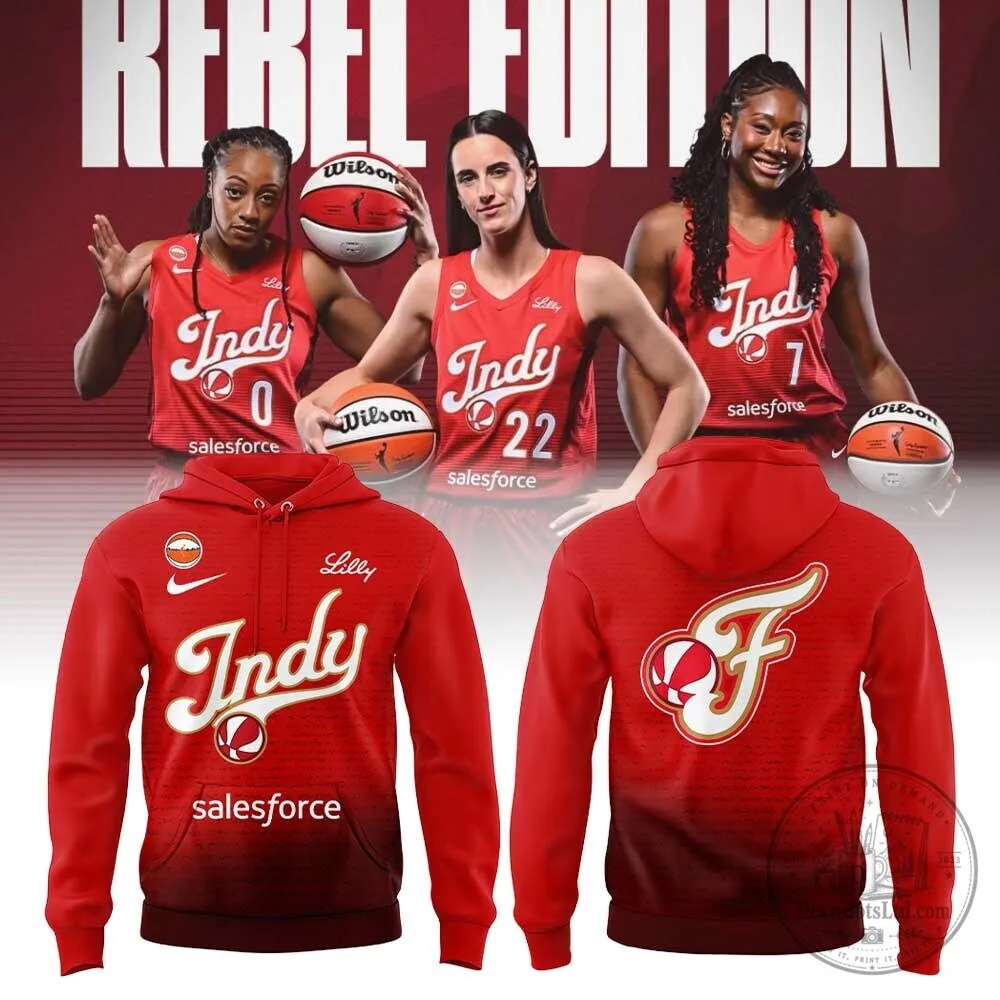 Indiana Fever Rebel Edition 2026 Red Team Fan Hoodie