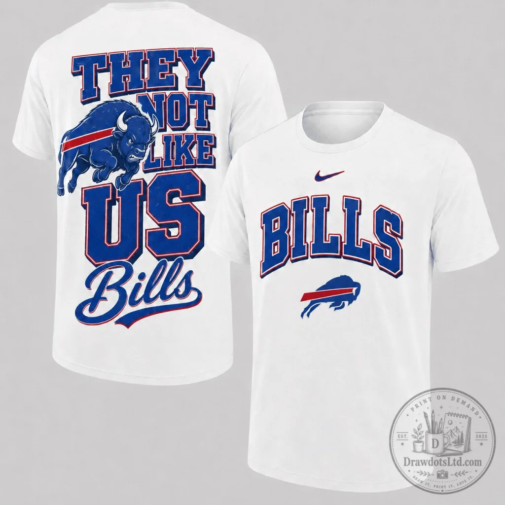 Buffalo Bills Shirt They Not Like Us Bills NFL Fan T-Shirt