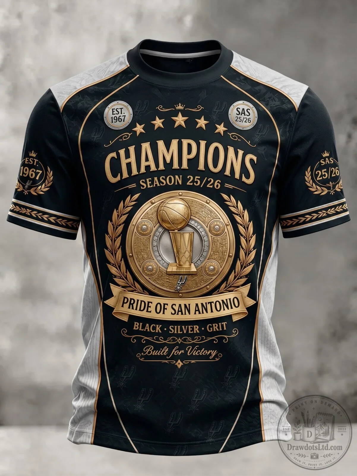 San Antonio Spurs Basketball Champions Season 25/26 Pride of San Antonio T-Shirt
