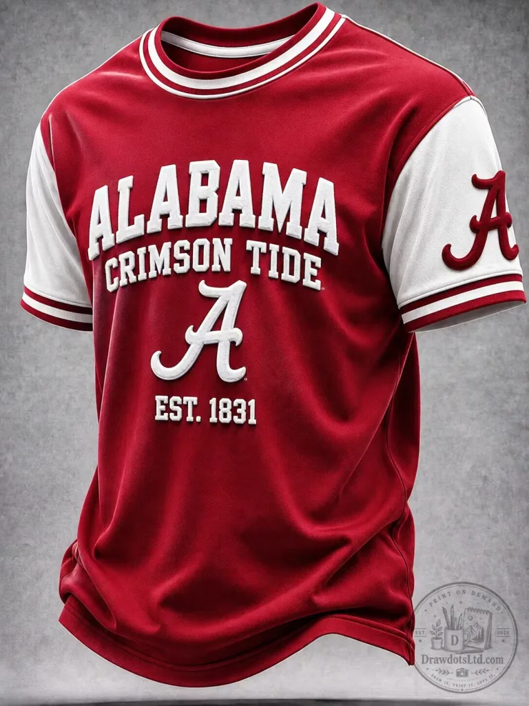 Alabama Crimson Tide University Established 1831 Football Fan T-Shirt