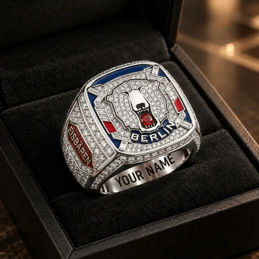 Eisbären Berlin DEL 2026 Champions Ice Hockey Team Commemorative Ring