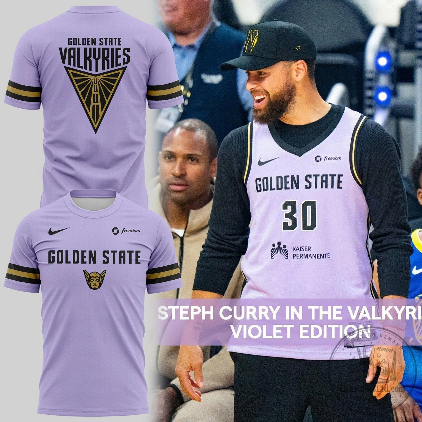 Golden State Valkyries Violet Edition Basketball Jersey