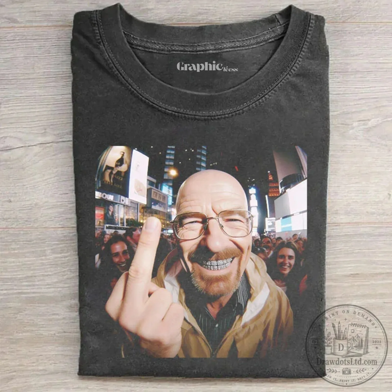 Breaking Bad Walter White Middle Finger Funny T-Shirt