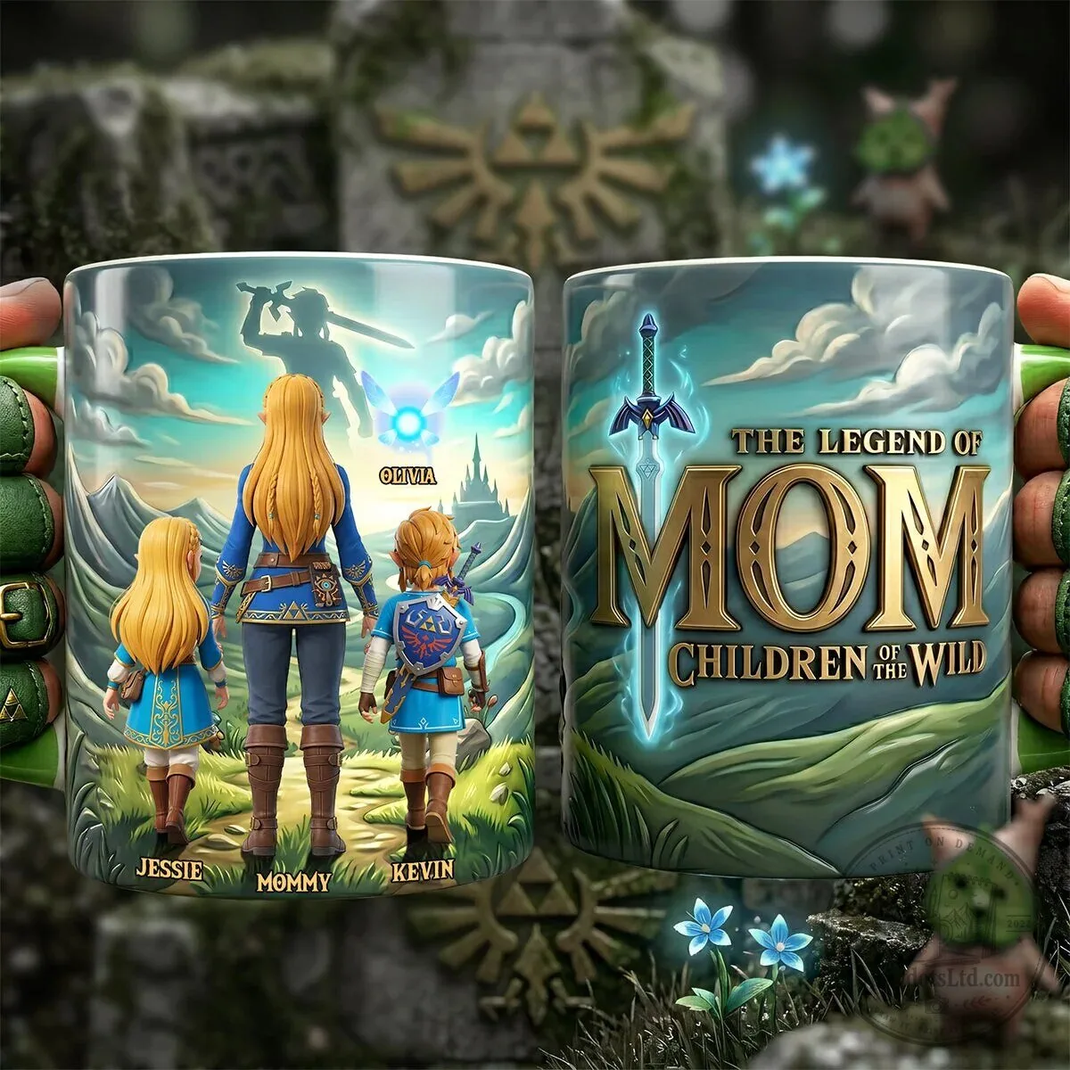 The Legend of Mom Children of the Wild Personalized Coffee Mug 5 The Legend of Mom Children of the Wild Personalized Coffee Mug