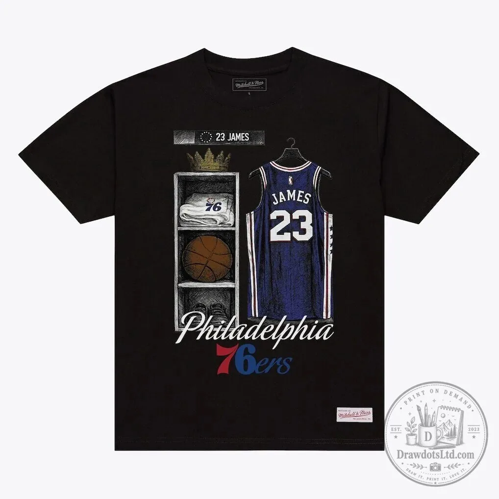 Philadelphia Sixers LeBron James Basketball Fan T-Shirt