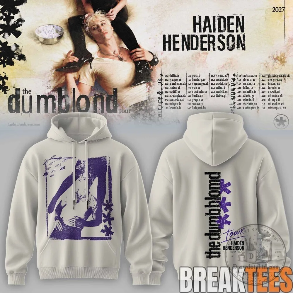 Haiden Henderson The Dumb Blond Tour 2027 Hoodie