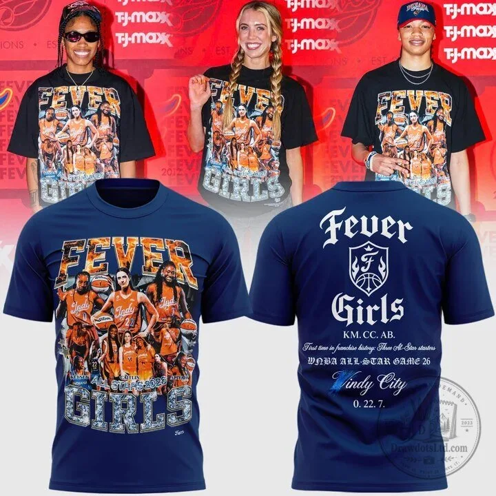 Indiana Fever All Star Girls WNBA Game 26 T-Shirt