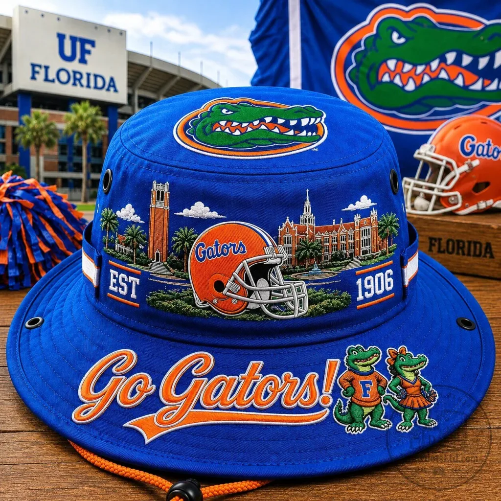 Florida Gators University of Florida Football Team Boonie Hat Florida Gators University of Florida Football Team Boonie Hat