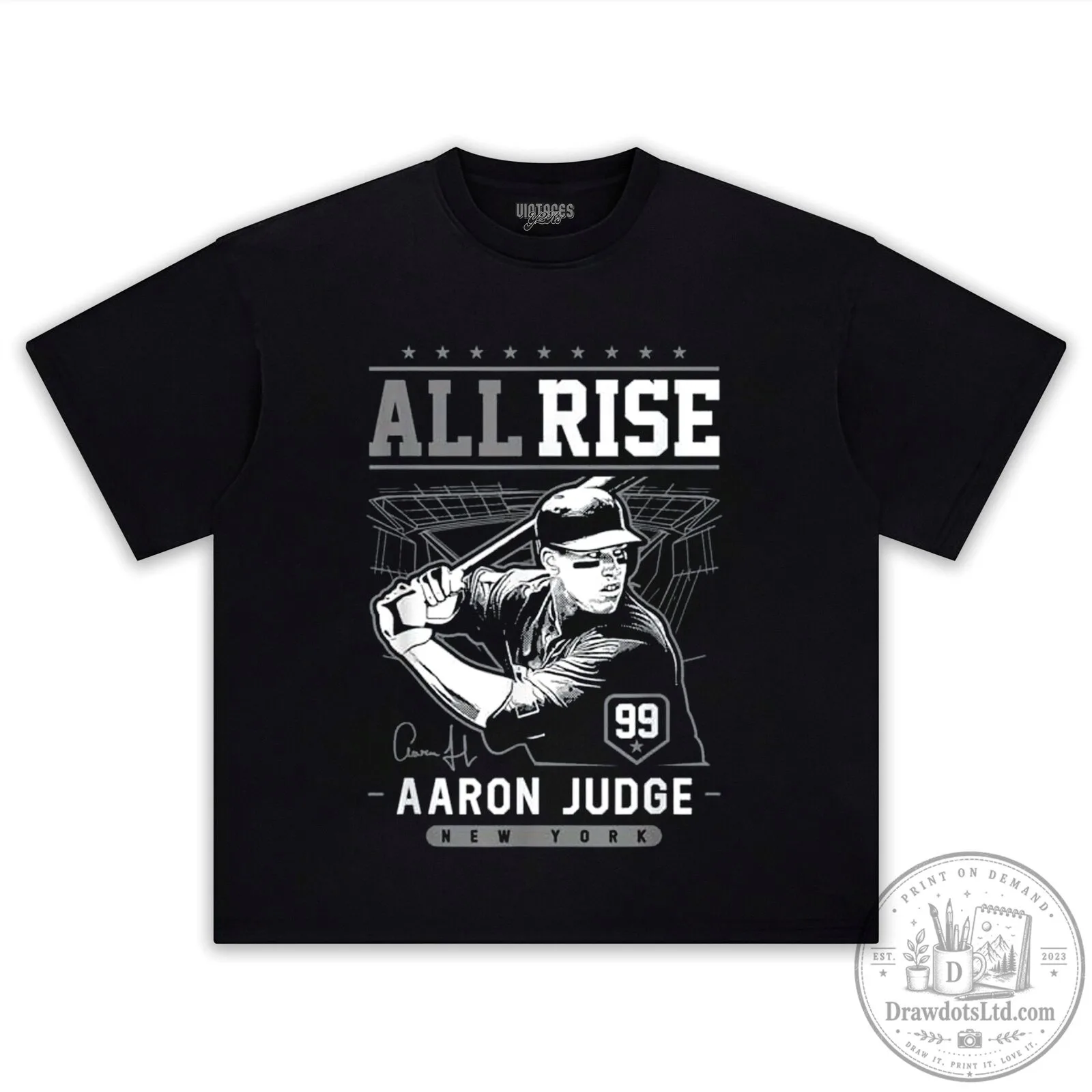 Aaron Judge New York Baseball All Rise Number 99 T-Shirt