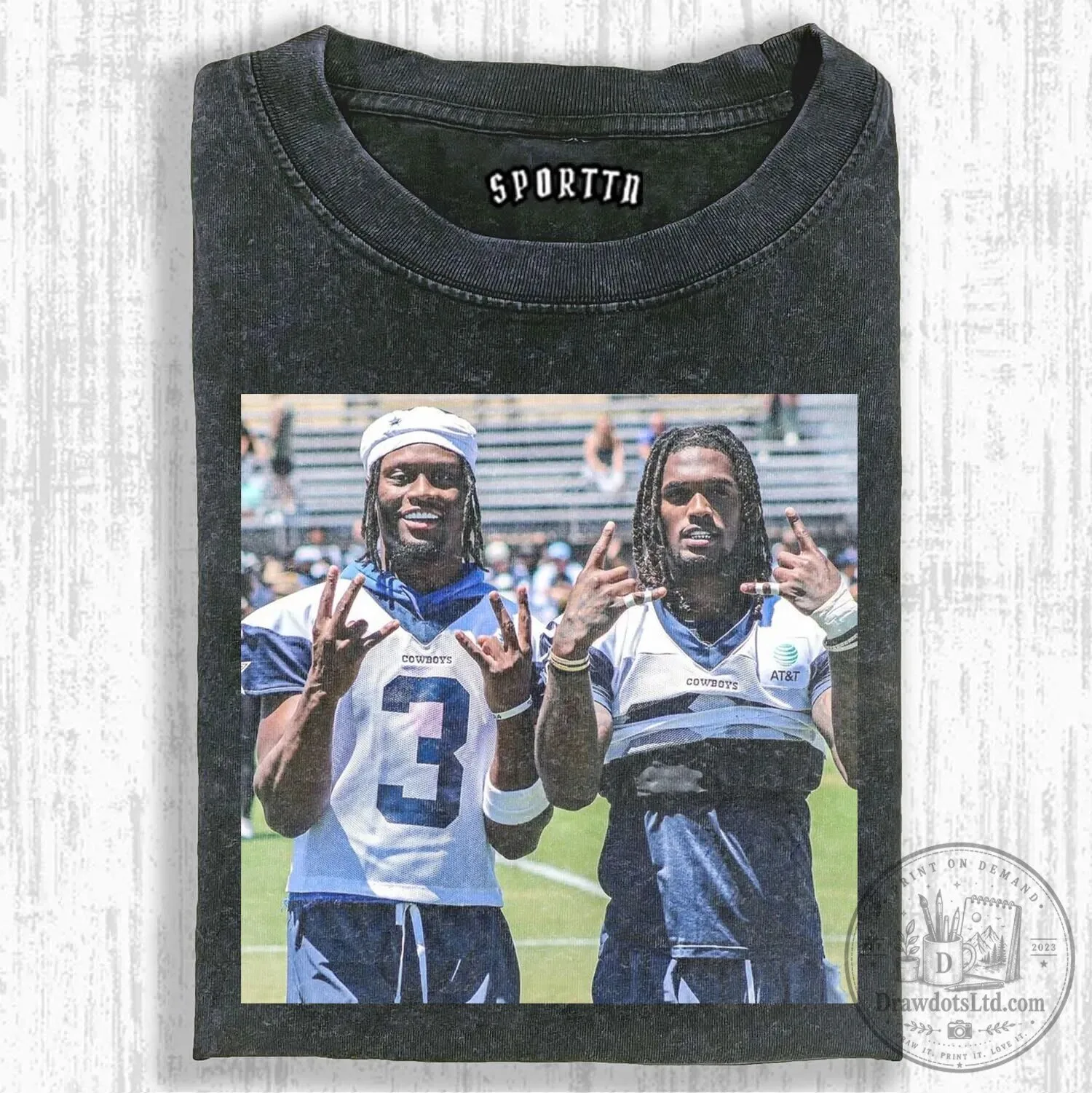 George Pickens Ceedee Lamb Dallas Cowboys Football Fan T-Shirt