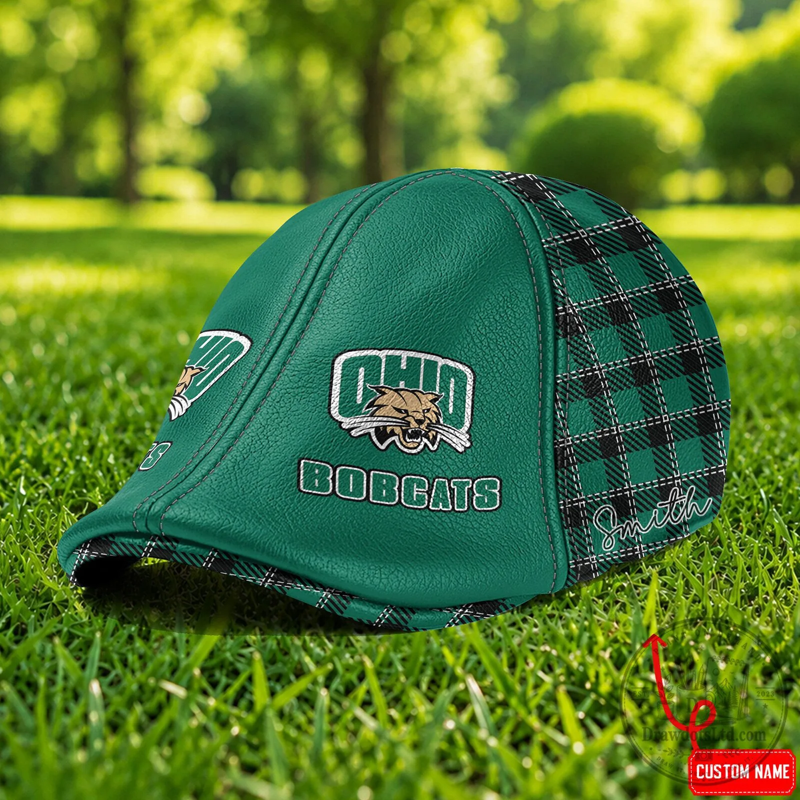 Ohio Bobcats NCAA Premium Ivy Cap Flat Cap