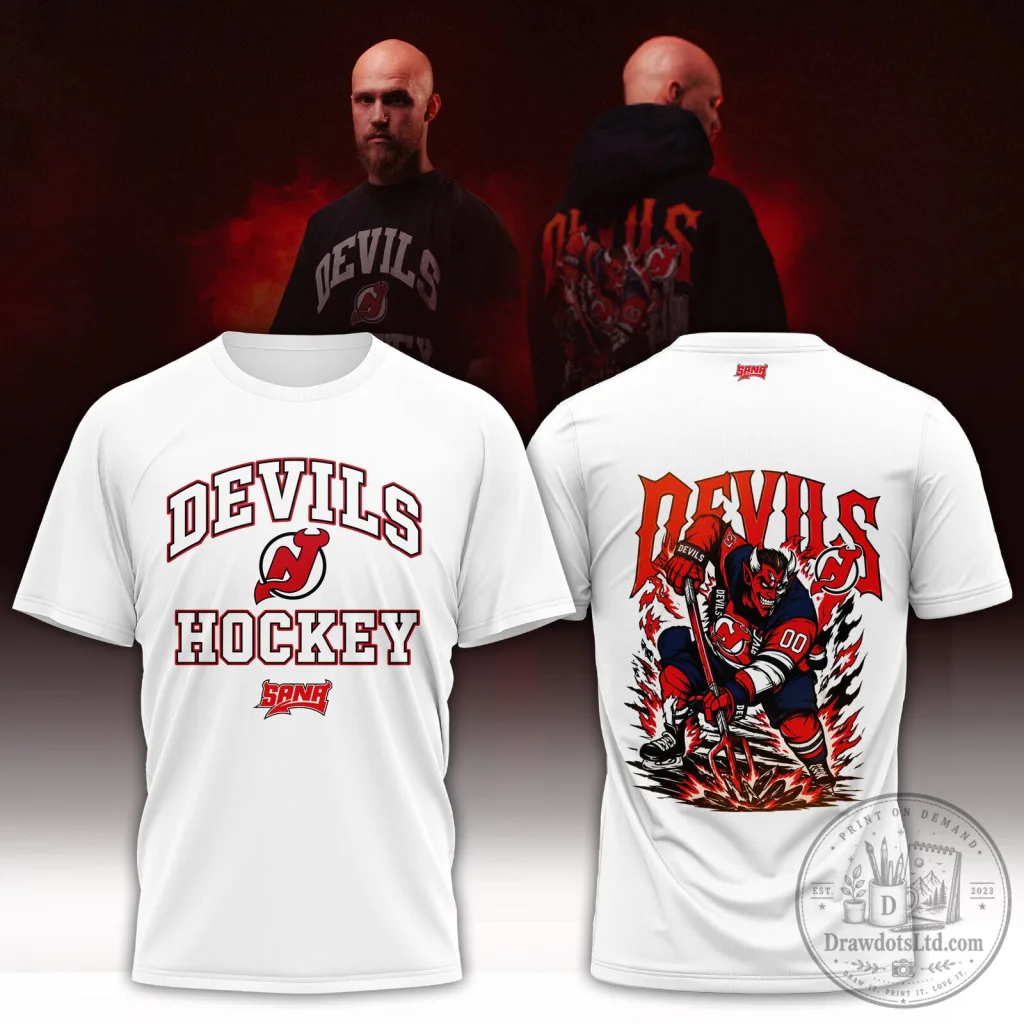 ,New Jersey Devils x SANA x Devils | Fanatics Fest Edition White Tshirt for Fans