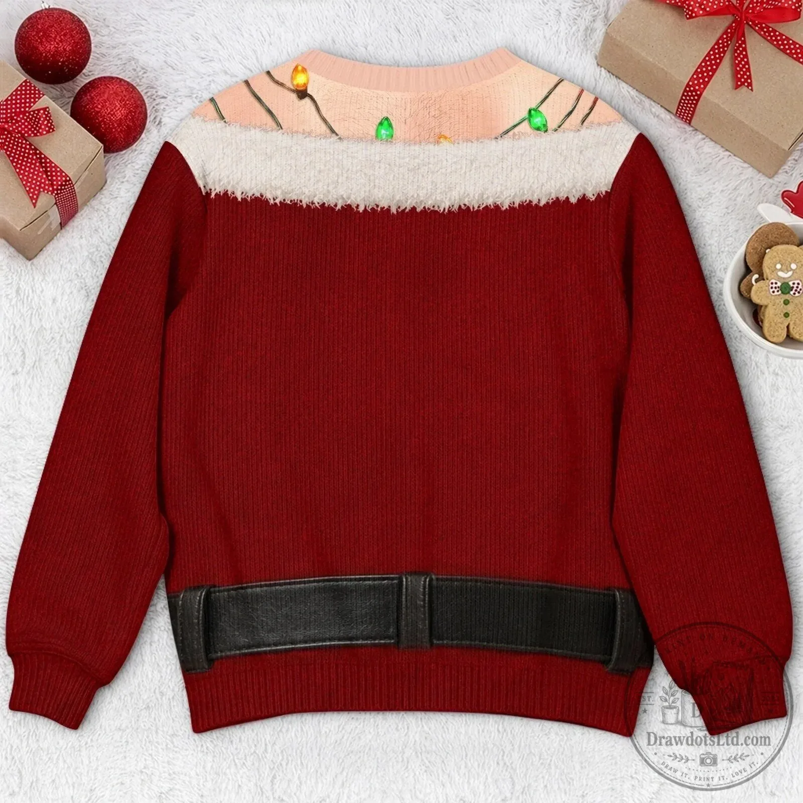Funny Santa Bikini Costume Personalized Christmas Ugly Sweatshirt 9 Funny Santa Bikini Costume Personalized Christmas Ugly Sweatshirt