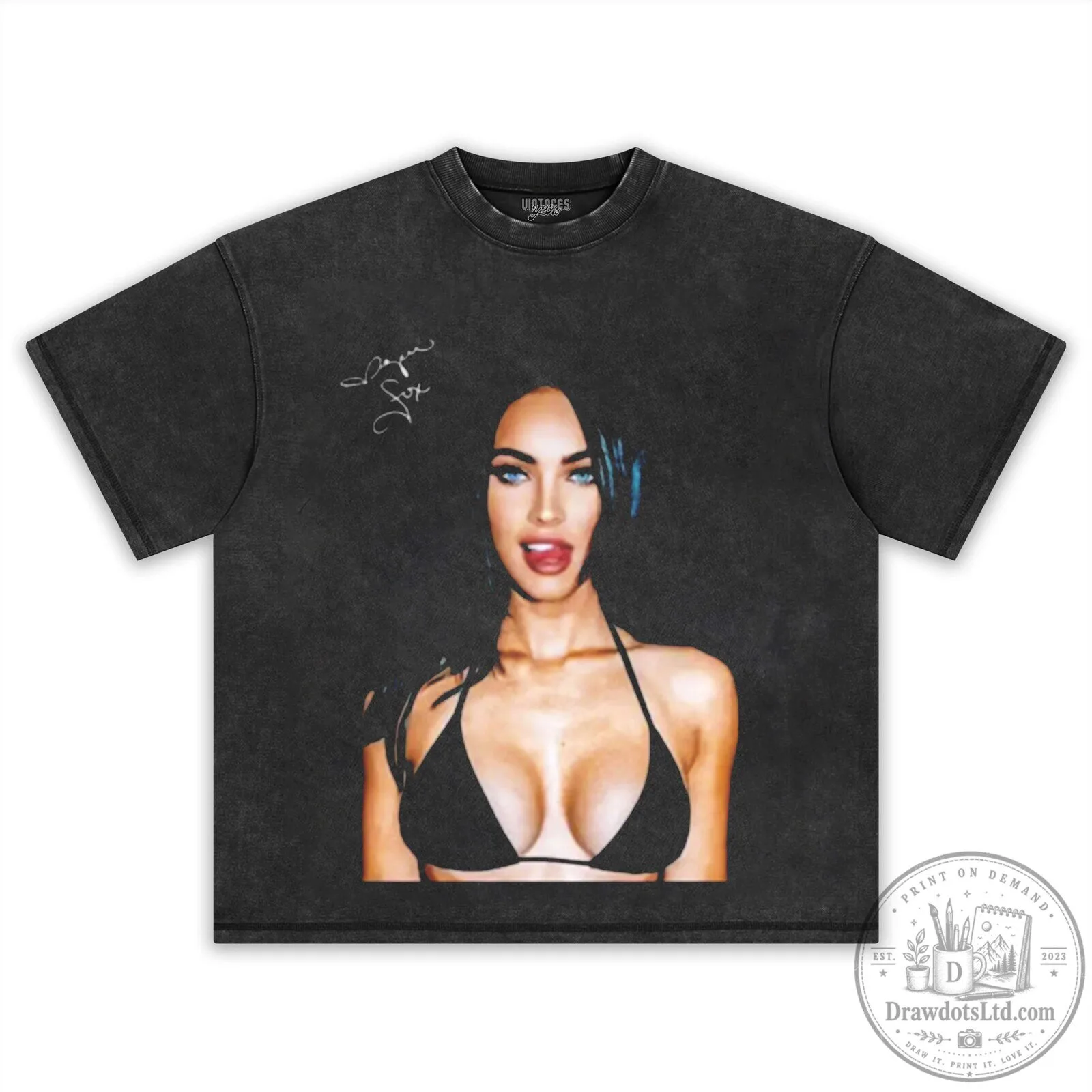Megan Fox Signature Black Bikini Photo Graphic T-Shirt 11 Megan Fox Signature Black Bikini Photo Graphic T-Shirt