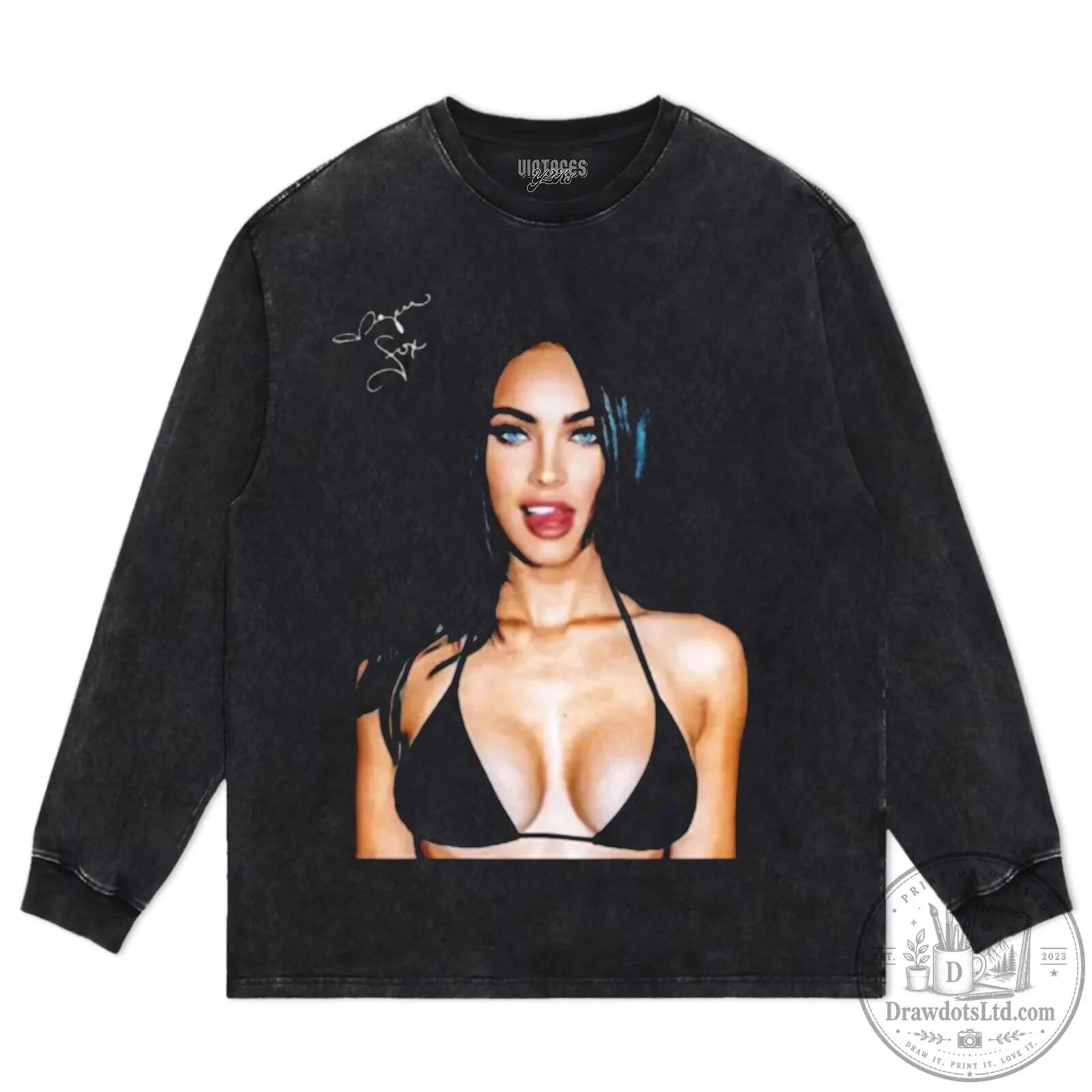 Megan Fox Signature Black Bikini Photo Graphic T-Shirt 13 Megan Fox Signature Black Bikini Photo Graphic T-Shirt