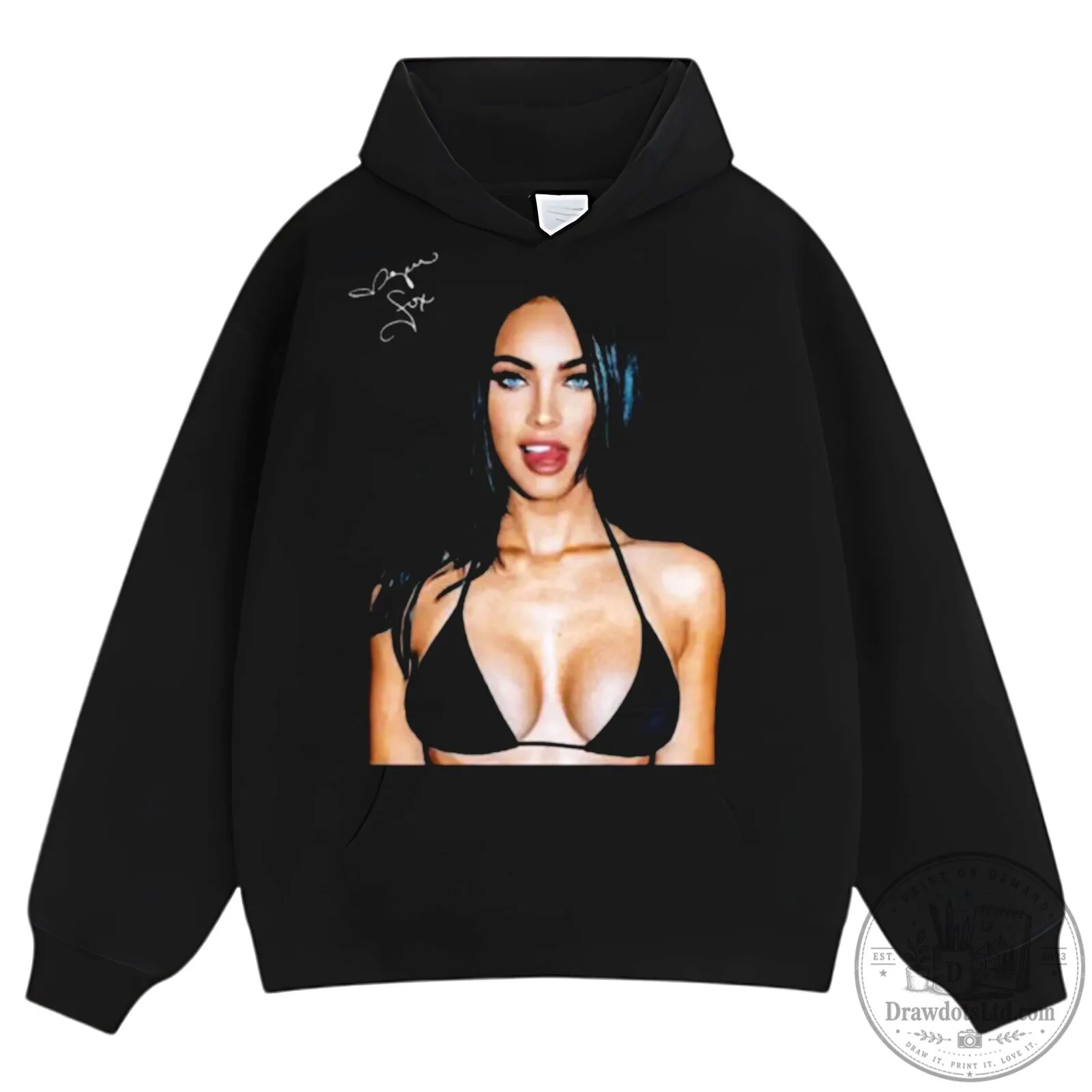 Megan Fox Signature Black Bikini Photo Graphic T-Shirt 19 Megan Fox Signature Black Bikini Photo Graphic T-Shirt