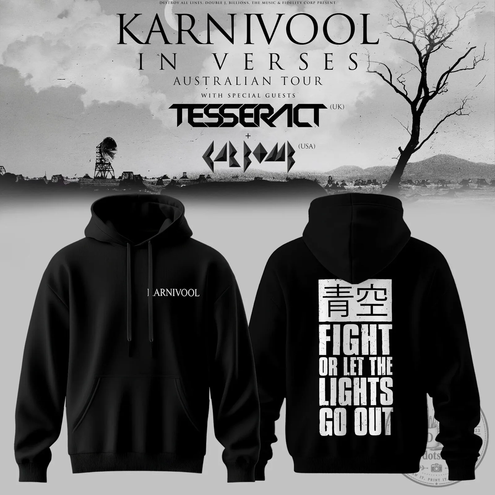 Karnivool In Verses Australian Tour Fight Or Let The Lights Go Out Hoodie 1 Karnivool In Verses Australian Tour Fight Or Let The Lights Go Out Hoodie