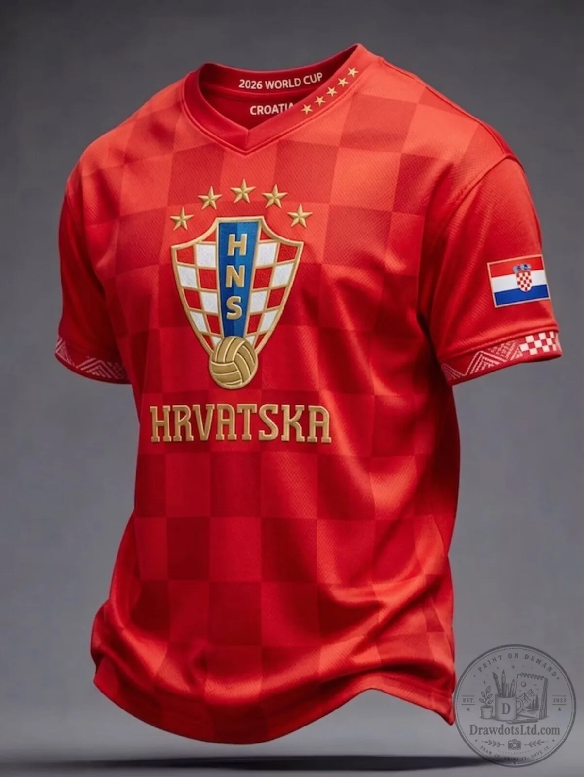Croatia World Cup 2026 HNS Hrvatska Football Jersey