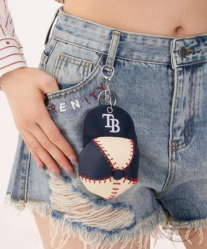 Tampa Bay Rays Baseball Cap Coin Purse Keychain 8 Tampa Bay Rays Baseball Cap Coin Purse Keychain