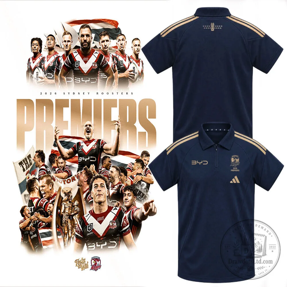Sydney Roosters 2026 NRL Premiers Limited Edition Polo Shirt