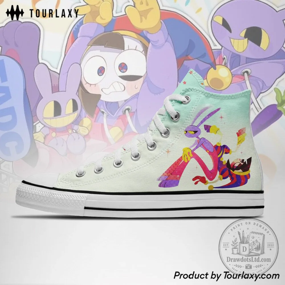 Jax The Amazing Digital Circus High Top Canvas Shoes 4 Jax The Amazing Digital Circus High Top Canvas Shoes