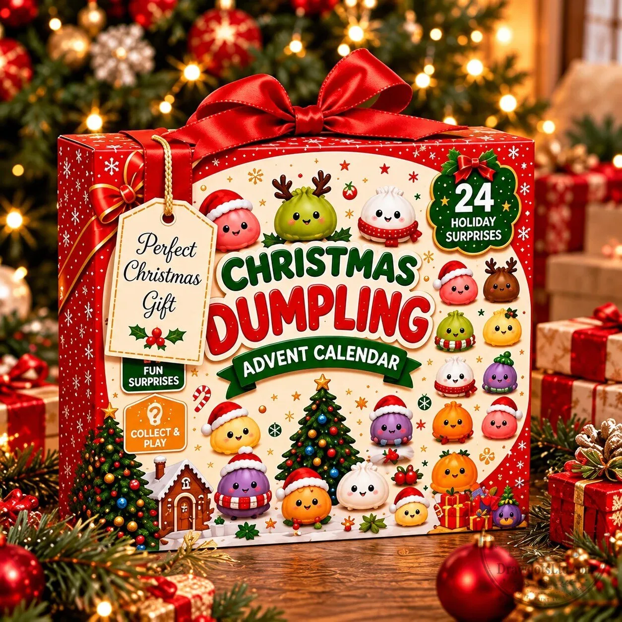 Christmas Dumpling Advent Calendar 24 Holiday Surprises Collect and Play Gift