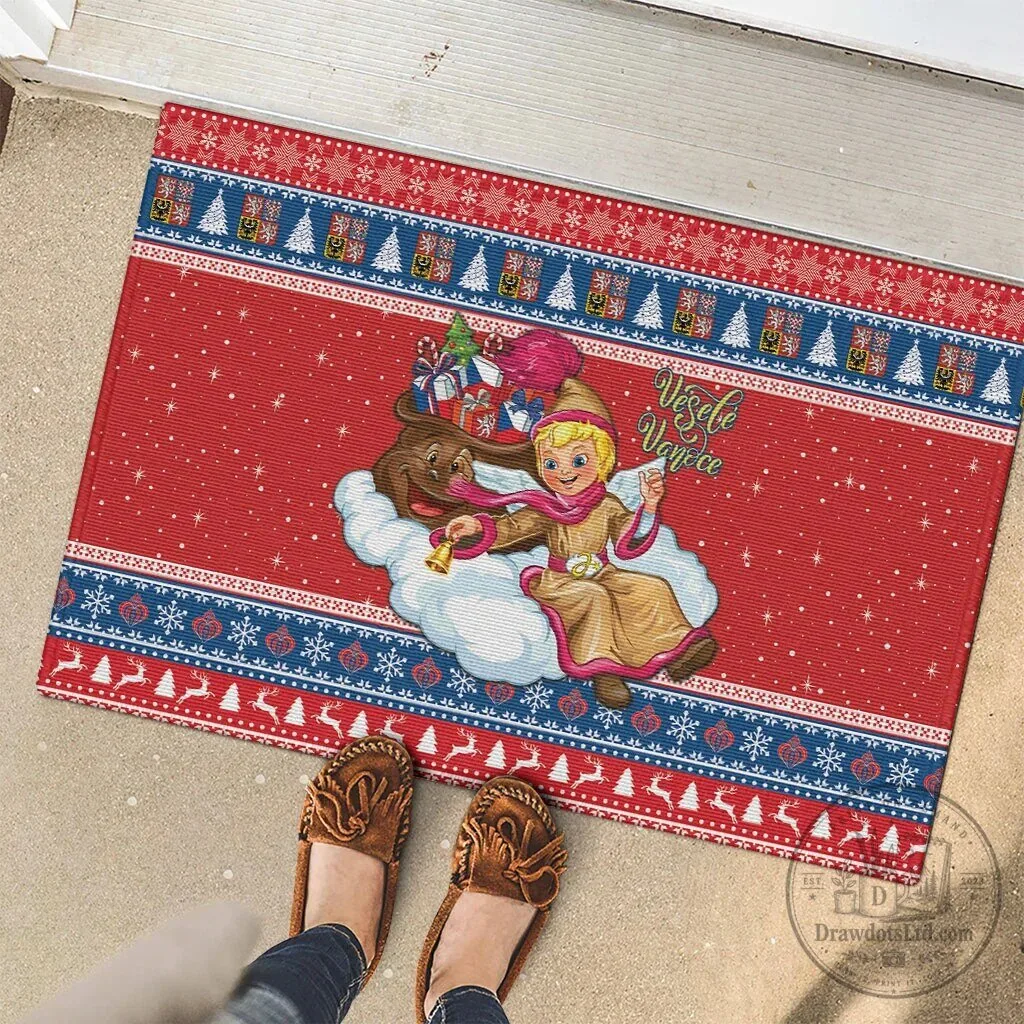 Czech Republic Christmas Jezisek Vesele Vanoce Holiday Doormat 9 Czech Republic Christmas Jezisek Vesele Vanoce Holiday Doormat