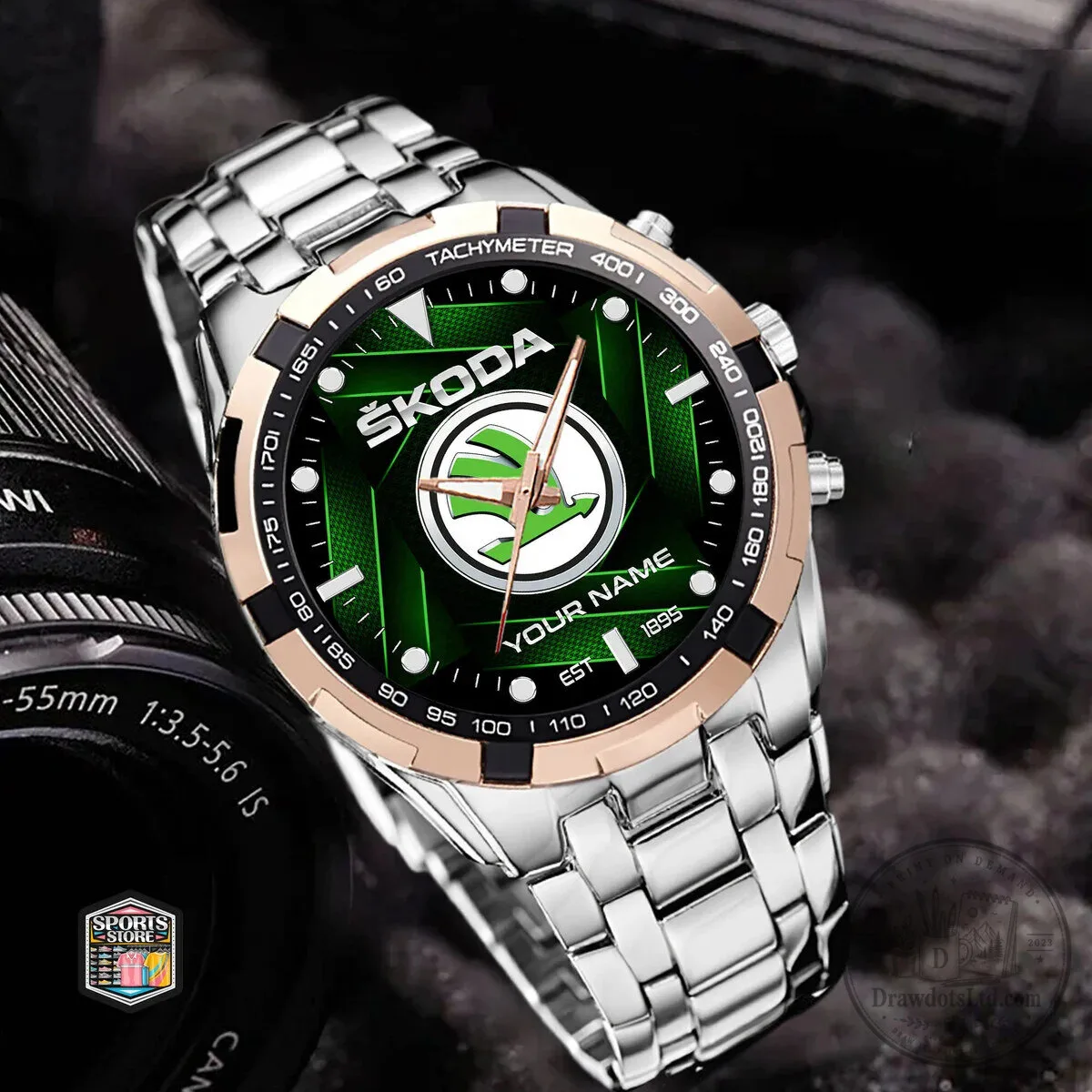 Skoda Custom Name Elegant Fashion Design Stainless Steel Watch 9 Skoda Custom Name Elegant Fashion Design Stainless Steel Watch