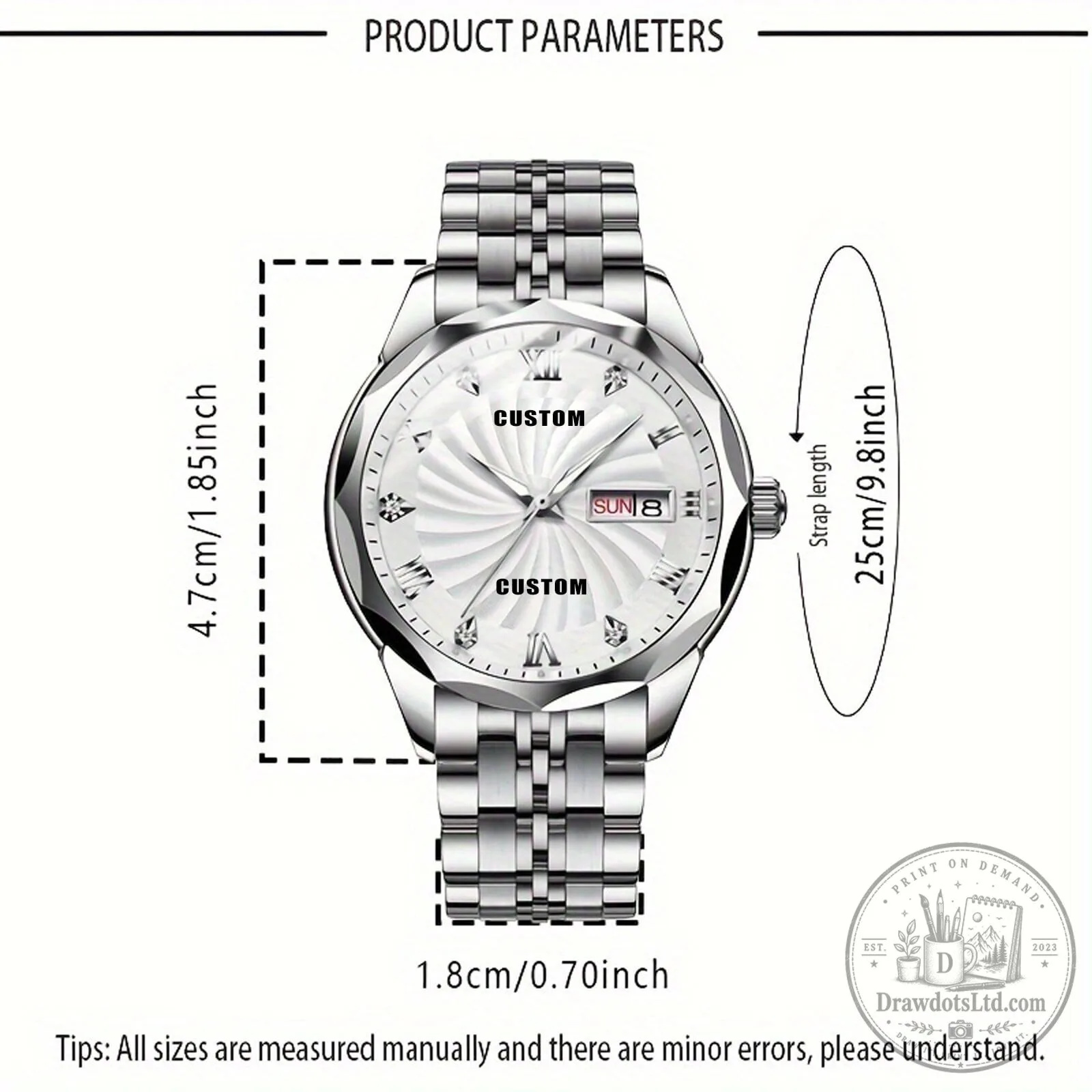 Porsche Custom Name Luxury Two-Tone Stainless Steel Men's Watch 11 Porsche Custom Name Luxury Two-Tone Stainless Steel Men