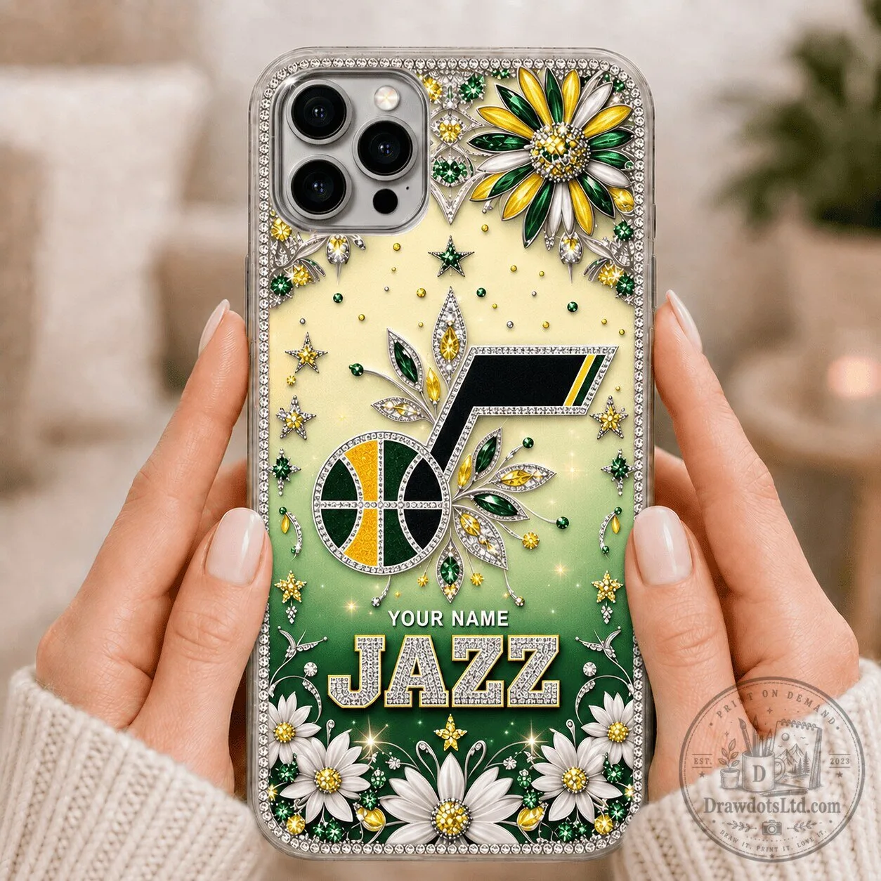 Utah Jazz Basketball Team Personalized Phone Case