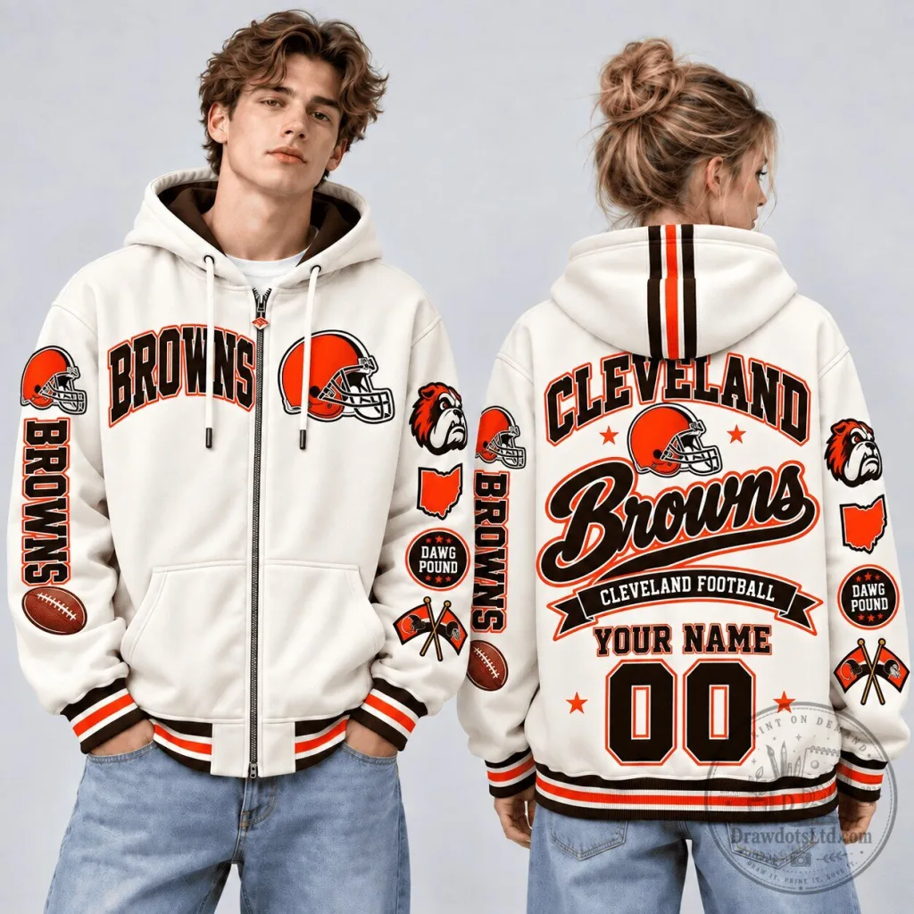 Cleveland Browns NFL Football Personalized Champions Style Hoodie