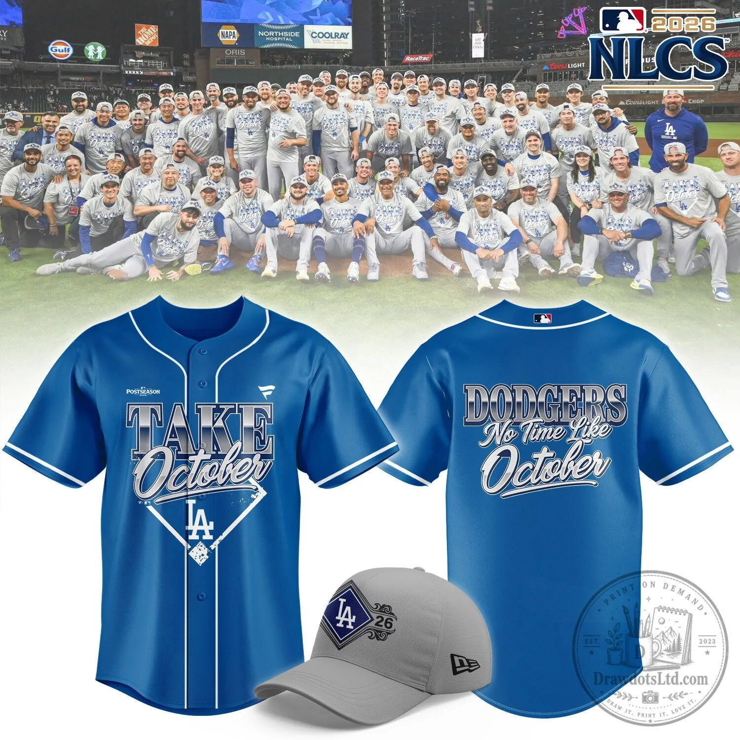 Los Angeles Dodgers 2026 National League Championship Series Take October Baseball Jersey