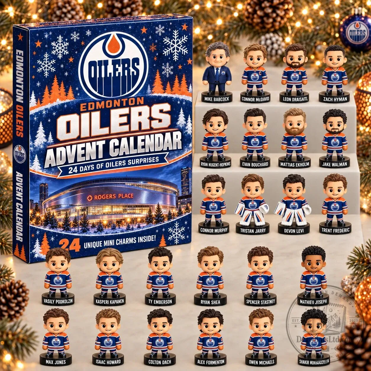 Edmonton Oilers NHL 24 Days of Surprises Advent Calendar
