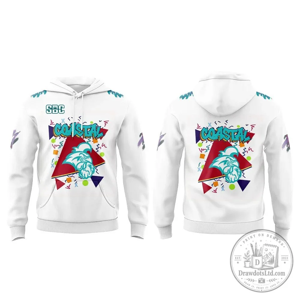 Coastal Carolina Chanticleers Back To The 90s Throwback Football Hoodie 4 Coastal Carolina Chanticleers Back To The 90s Throwback Football Hoodie