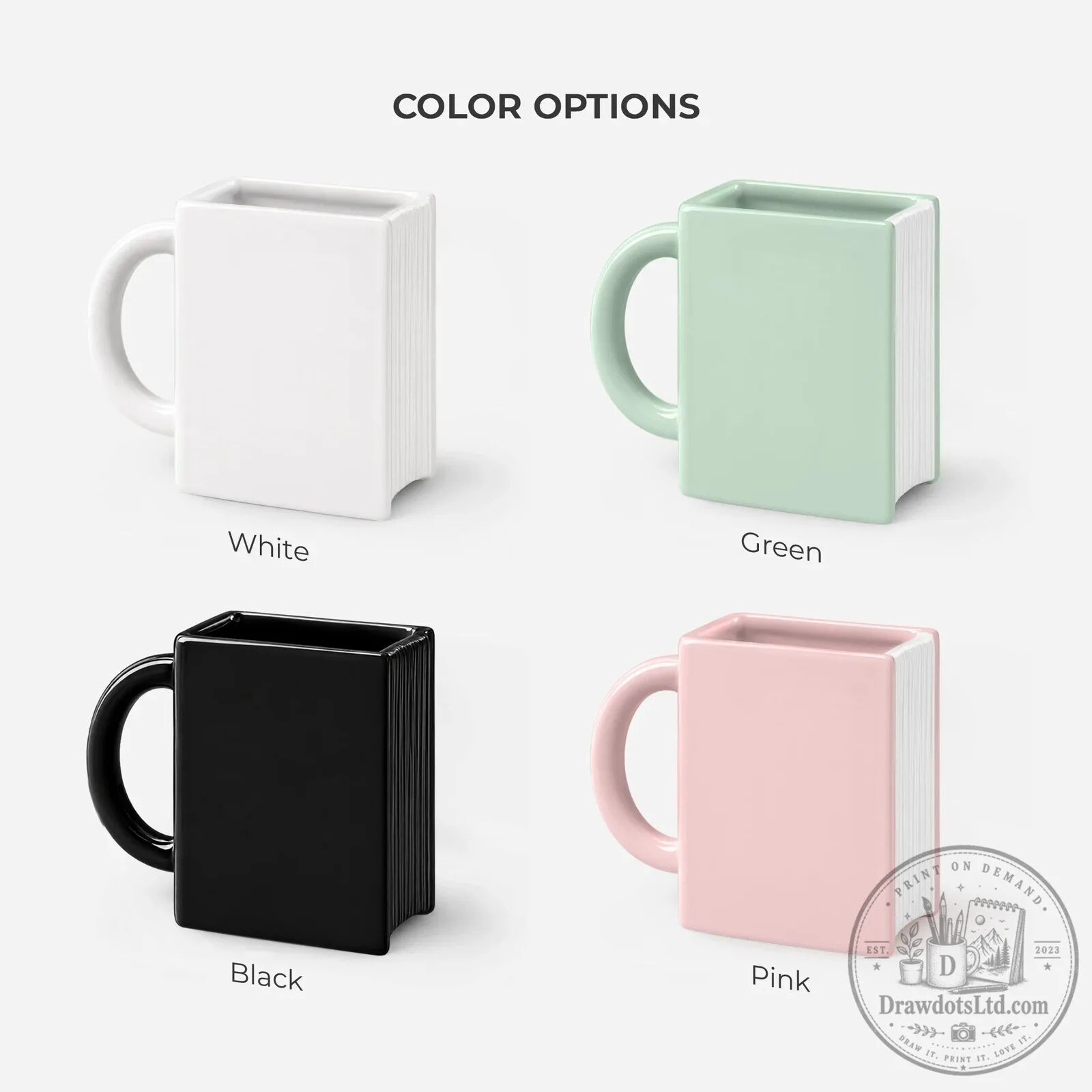 Personalized Book Lover Square Mug for Women Who Love Reading Books 9 Personalized Book Lover Square Mug for Women Who Love Reading Books