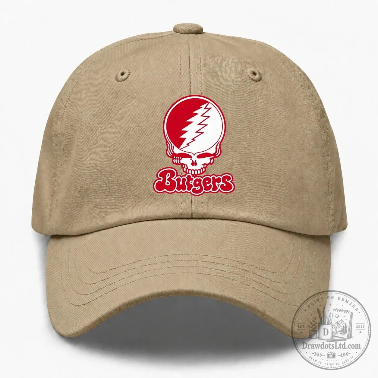 Rutgers University Grateful Dead Steal Your Face Dad Hat