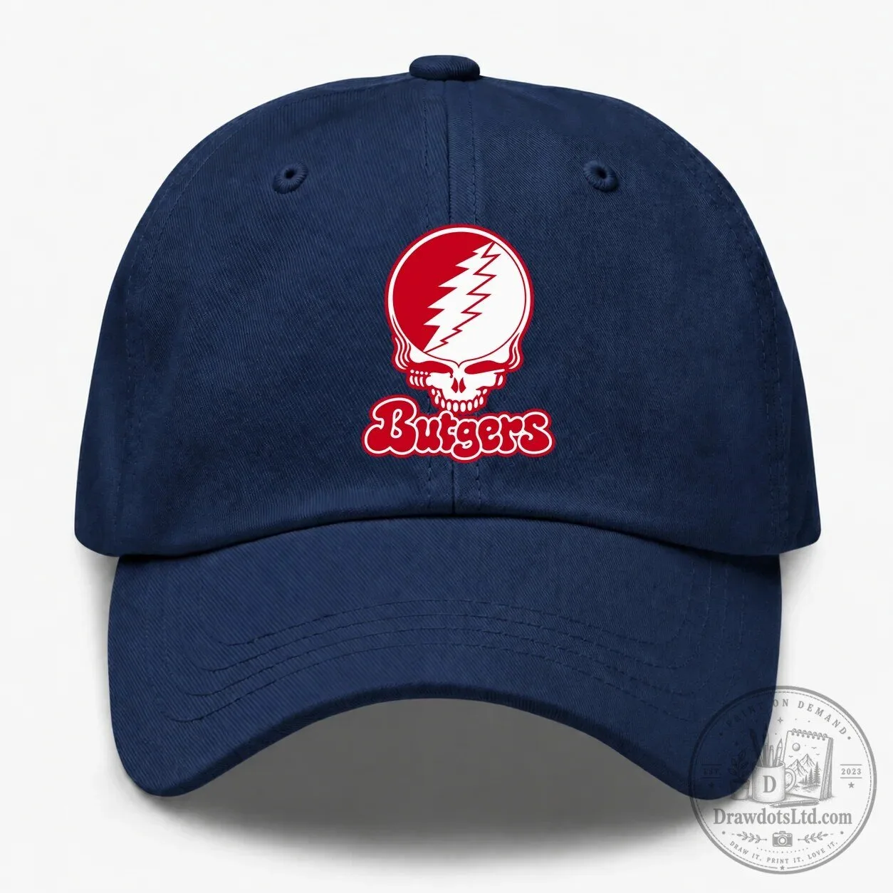 Rutgers University Grateful Dead Steal Your Face Dad Hat 6 Rutgers University Grateful Dead Steal Your Face Dad Hat
