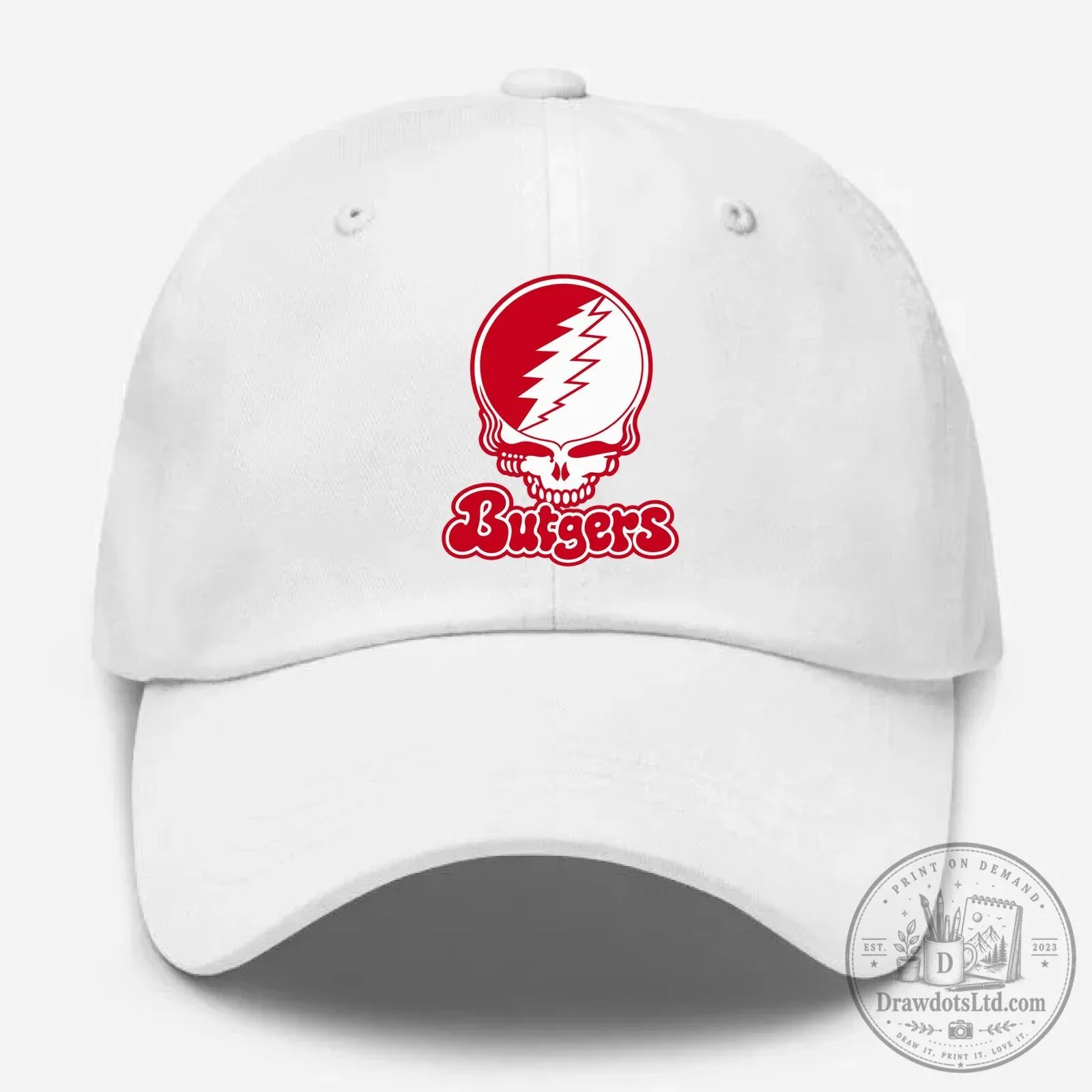 Rutgers University Grateful Dead Steal Your Face Dad Hat 9 Rutgers University Grateful Dead Steal Your Face Dad Hat